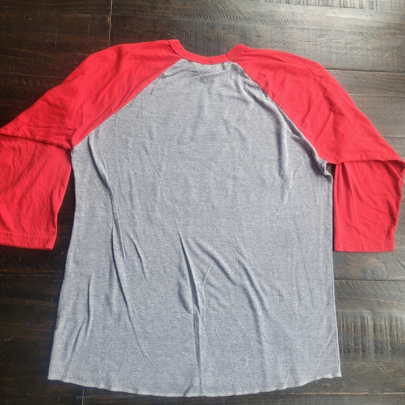 HOMAGE Red and Gray National Champions Raglan Tee - Picture 2 of 2